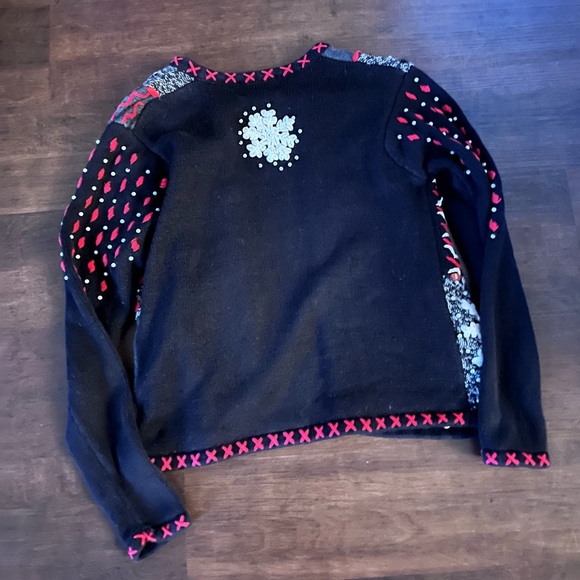 Designe Original Studio HoHoHo Ugly Christmas Sweater Size Small - Picture 6 of 9